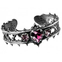 Elizabethan Pewter Cuff Gothic Bracelet