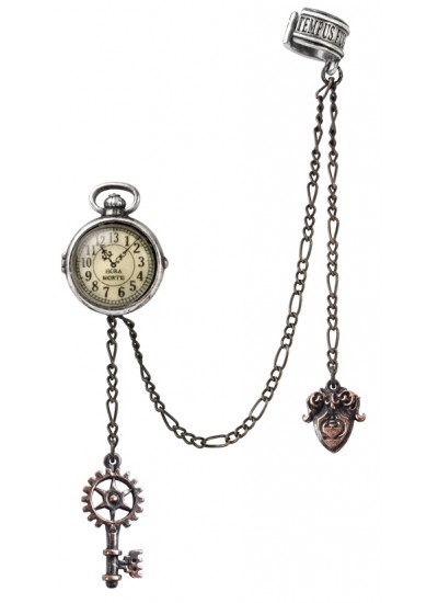 Uncle Alberts Timepiece Steampunk Ear Cuff