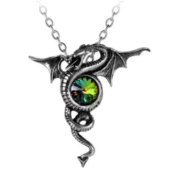 Anguis Aeternus Dragon Pewter Necklace
