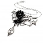 Bacchanal Black Rose Victorian Necklace