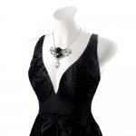 Bacchanal Black Rose Victorian Necklace