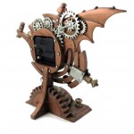 The Stormgrave Chronometer Steampunk Pedestal Clock