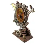 The Stormgrave Chronometer Steampunk Pedestal Clock