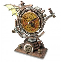 The Stormgrave Chronometer Steampunk Pedestal Clock