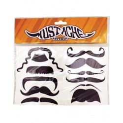 Mustache Temporary Tattoos