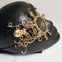 Octopus Bronze Steampunk Monocle Octopus Bronze Steampunk Monocle