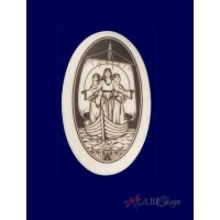 Ladies of Avalon Arthurian Legends Porcelain Necklace