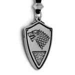Dire Wolf: Winter is Coming Pewter Necklace