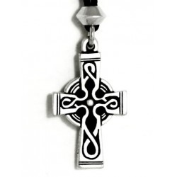 Celtic Cross Pewter Necklace