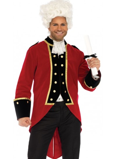 Mens Regency Velvet Coat
