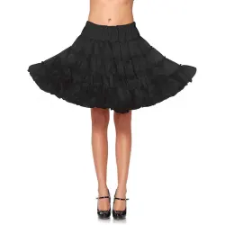 Black Knee Length Deluxe Crinoline Petticoat