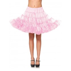 Baby Pink Knee Length Deluxe Crinoline Petticoat