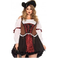 Ruthless Pirate Wench Plus Size Halloween Costume