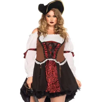 Ruthless Pirate Wench Plus Size Halloween Costume