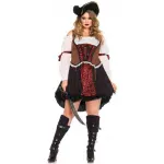 Ruthless Pirate Wench Plus Size Halloween Costume