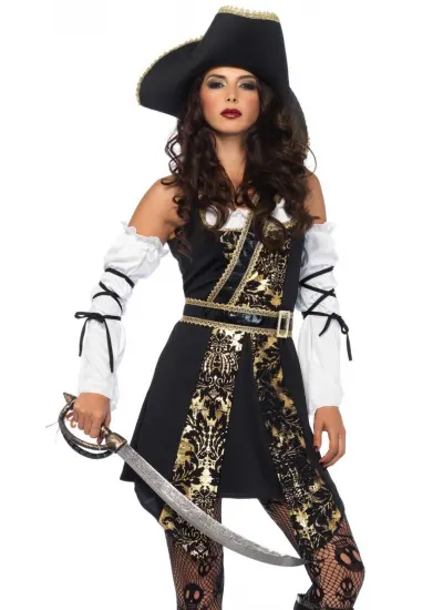 Black Sea Buccaneer Pirate Womens Costume