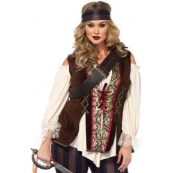 Captain Blackheart Plus Size Womens Pirate Costume