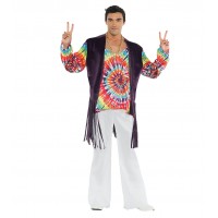 60s Tie Dye Adult Mens Costume