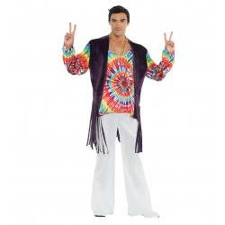 60s Tie Dye Adult Mens Costume