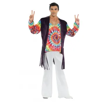 60s Tie Dye Adult Mens Costume