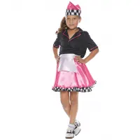 50s Car Hop Childrens Costume - Small 4-6
