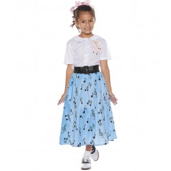 50s Skirt Costume for Kids - Large