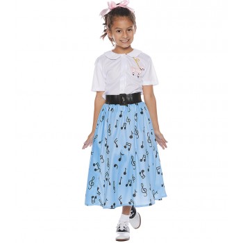 50s Skirt Costume for Kids - Small
