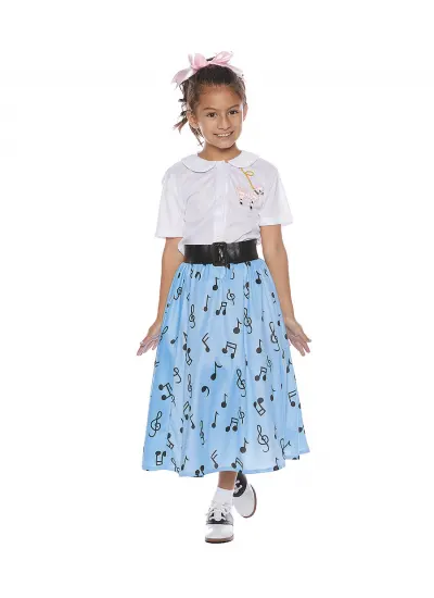 50s Skirt Costume for Kids - Mediium