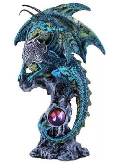 Blue Dragon Fantasy Art Statue