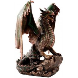 Bronzage Dragon Statue