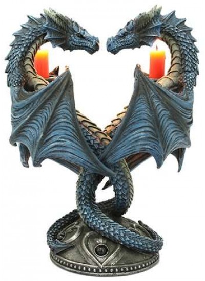 Double Dragon Candle Holder