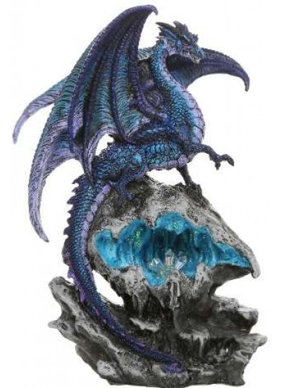 Checkmate Blue Dragon Statue