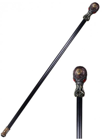 Steampunk Octopus Walking Stick Cane