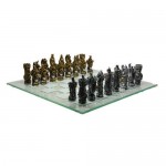 King Arthur Fantasy Chess Set with Glass Board