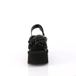 Chained Black Platform Gothic Sandal