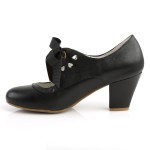 Wiggle Vintage Style Mary Jane Shoes in Black
