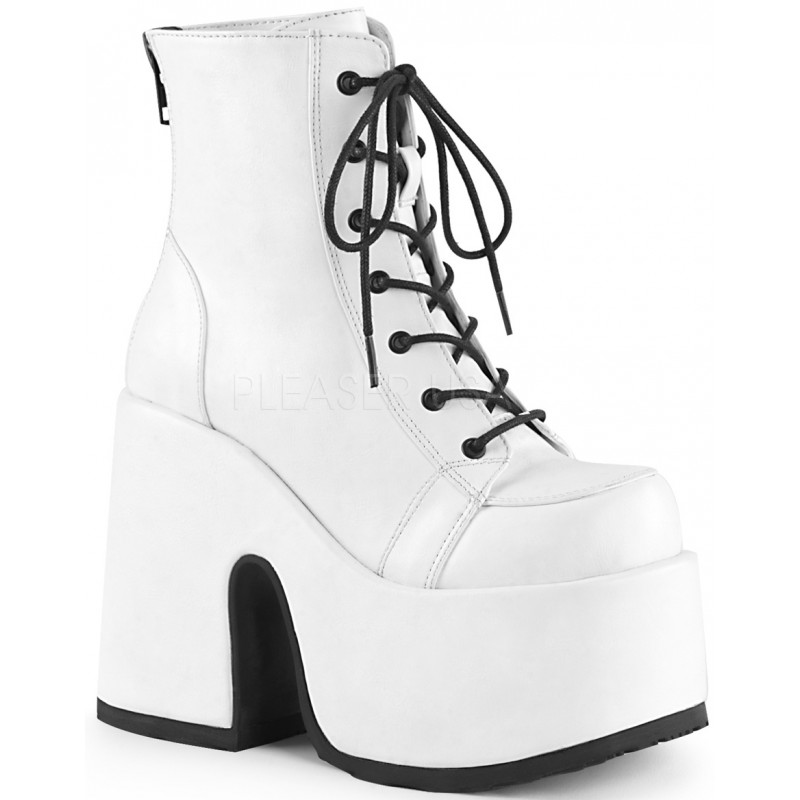 chunky heel platform boots