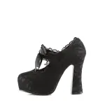 Black Lace Demon Elegant Mary Jane