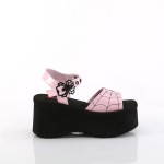 Spider Pink Hologram Platform Gothic Sandal