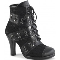 Glam Victorian Gothic Ankle Boots