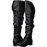 Tyra Low Heel Over the Knee Pirate Boots for Women