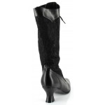 Rebecca Victorian Black Lace Boot