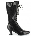 Rebecca Victorian Black Lace Boot