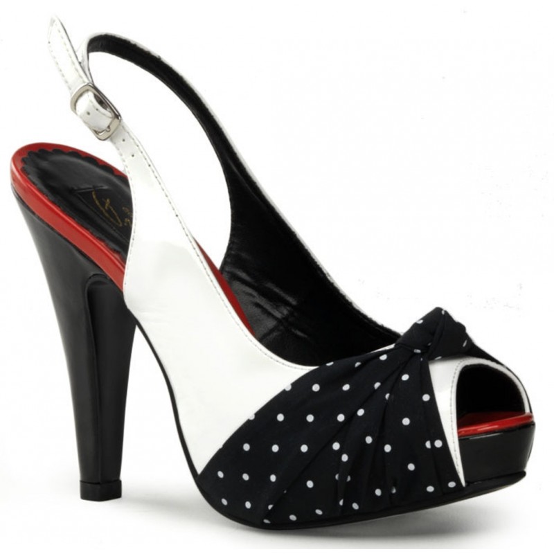 black and white party shoes