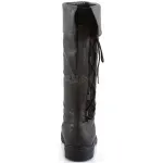 Distressed Black Rennaissance Costume Boots