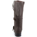 Caribbean Distressed Brown Pirate Boots