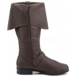 Caribbean Distressed Brown Pirate Boots