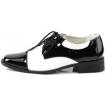 Disco Black and White Costume Shoes