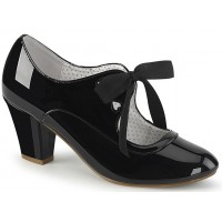 mary jane black patent shoes