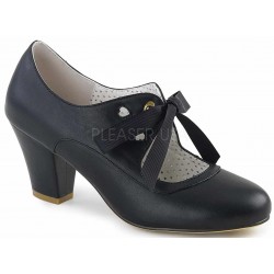 Wiggle Vintage Style Mary Jane Shoes in Black